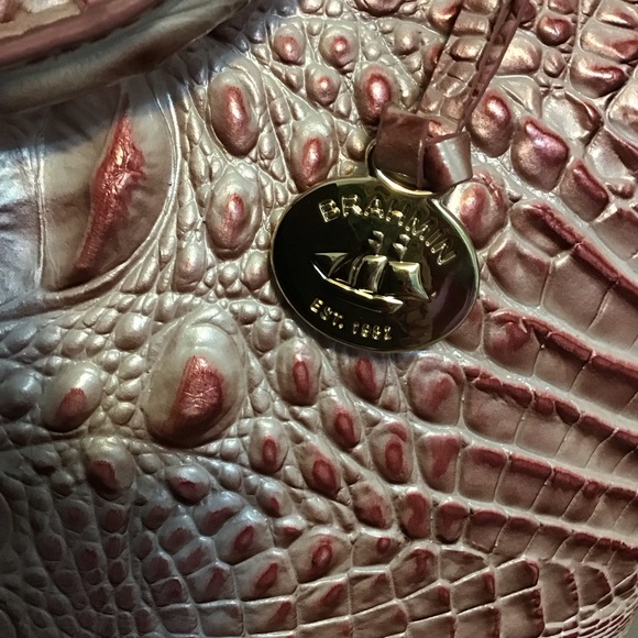 Brahmin Lrg Duxbury satchel in pink icing 🧁 - Picture 12 of 16